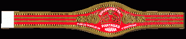 As with many other fakes in our gallery, this one is printed on stiff stock. The band's relief is too intense—from the raised dots running along the top and bottom to the coins flanking the centerpiece. The coins are also not properly aligned. Moving on to the band's text, the font of this fake is too small and too sharp in comparison with an authentic band's thick and slightly hazy words. Last, in the centerpiece of a real Partagas, each shield owns a dabble of white in its decoration, but this fake shows no evidence of such detailing.
Counterfeit of unknown origin