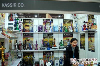 香港亚洲烟草博览会:漂亮的水烟