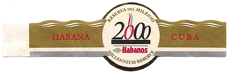高希霸千禧珍藏系列 Reserva del Milenio 2000 千禧珍藏系列 环标