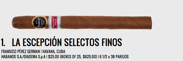 La Escepcion Selectos Finos ｜ 拉·埃斯塞普西翁 精选上品