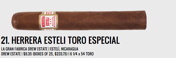 Herrera Esteli Toro Especial ｜ 埃雷拉·埃斯特利 托罗特别款